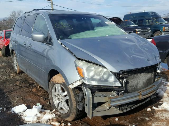 5FNRL38655B083264 - 2005 HONDA ODYSSEY EX SILVER photo 1