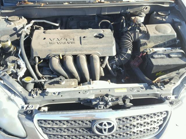 1NXBR32E07Z886425 - 2007 TOYOTA COROLLA CE SILVER photo 7