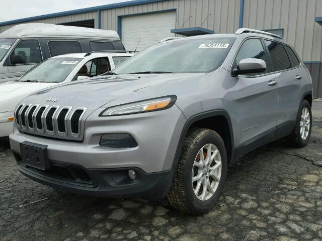 1C4PJMCS5EW264285 - 2014 JEEP CHEROKEE L GRAY photo 2