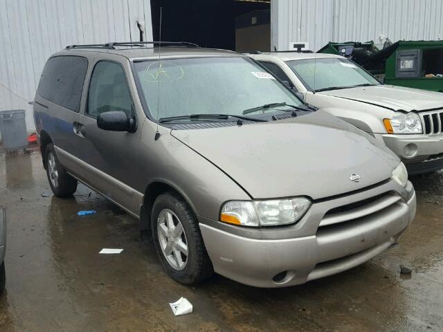 4N2ZN17TX1D827168 - 2001 NISSAN QUEST GLE TAN photo 1