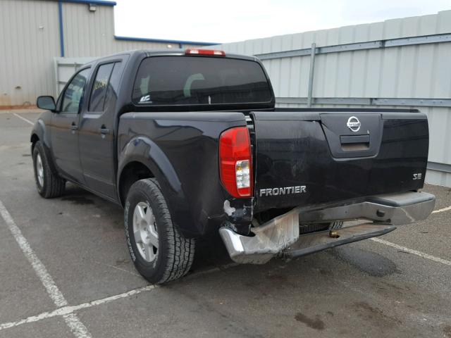 1N6AD07U18C426241 - 2008 NISSAN FRONTIER C BLACK photo 3