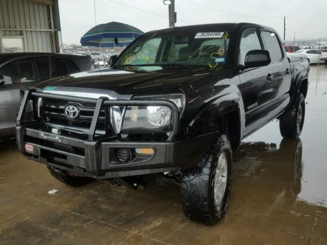 5TEJU62N37Z322100 - 2007 TOYOTA TACOMA DOU BLACK photo 2