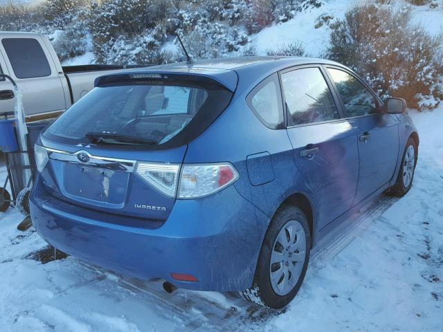 JF1GH61678H816168 - 2008 SUBARU IMPREZA 2. BLUE photo 4