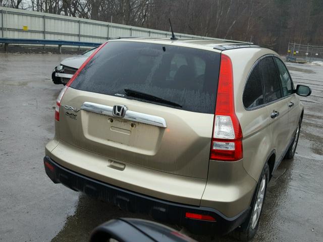 5J6RE48557L013930 - 2007 HONDA CR-V EX TAN photo 4