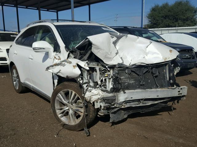 2T2BK1BA4FC312038 - 2015 LEXUS RX 350 WHITE photo 1