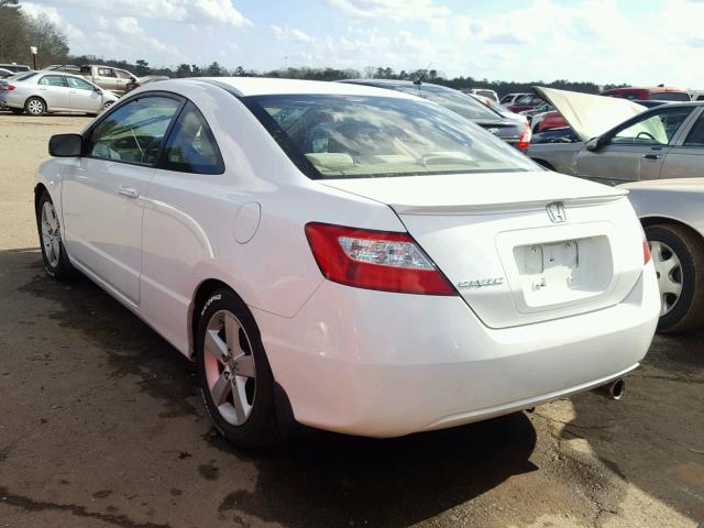 2HGFG12868H503913 - 2008 HONDA CIVIC EX თეთრი ფოტო 3