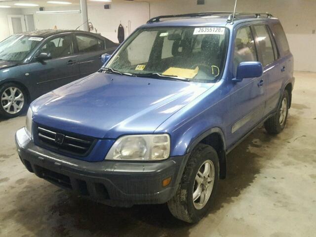 JHLRD1860YC040392 - 2000 HONDA CR-V EX BLUE photo 2