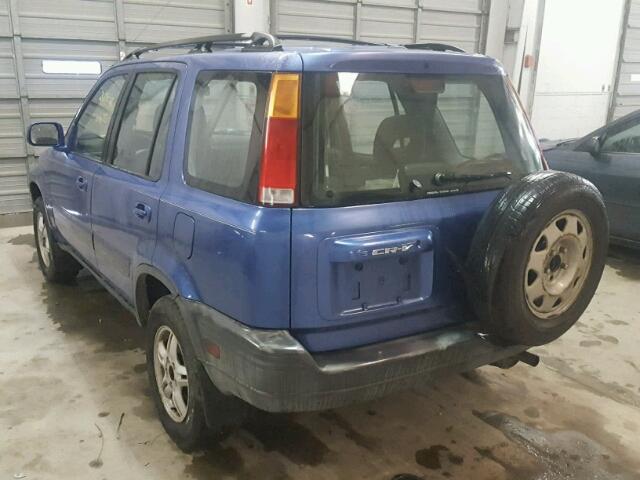 JHLRD1860YC040392 - 2000 HONDA CR-V EX BLUE photo 3