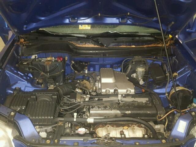 JHLRD1860YC040392 - 2000 HONDA CR-V EX BLUE photo 7