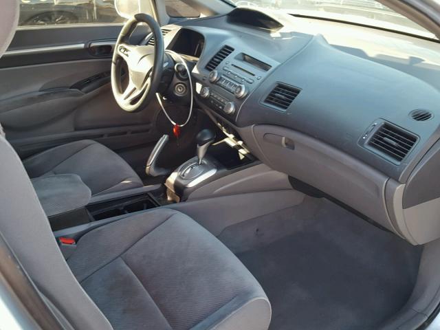 19XFA16819E029098 - 2009 HONDA CIVIC EX ვერცხლისფერი ფოტო 5