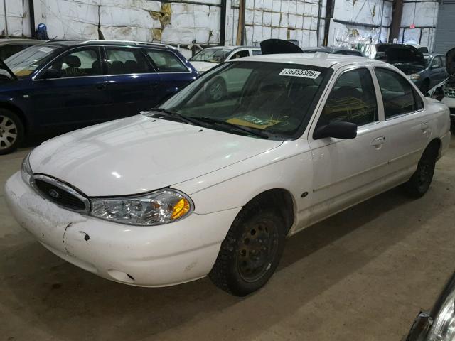 1FAFP66L4YK143873 - 2000 FORD CONTOUR SE WHITE photo 2