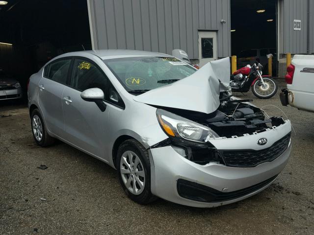 KNADM4A38F6527857 - 2015 KIA RIO LX Արծաթագույն լուսանկար 1