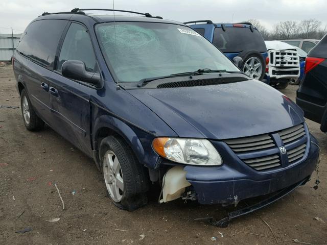 2D4GP24R25R105671 - 2005 DODGE GRAND CARA BLUE photo 1