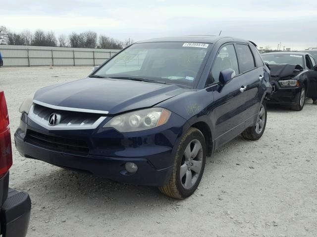 5J8TB18527A022472 - 2007 ACURA RDX TECHNO BLUE photo 2