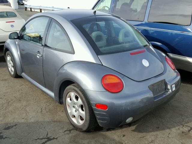 3VWCP21C82M425069 - 2002 VOLKSWAGEN NEW BEETLE GRAY photo 3