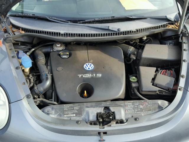 3VWCP21C82M425069 - 2002 VOLKSWAGEN NEW BEETLE GRAY photo 7