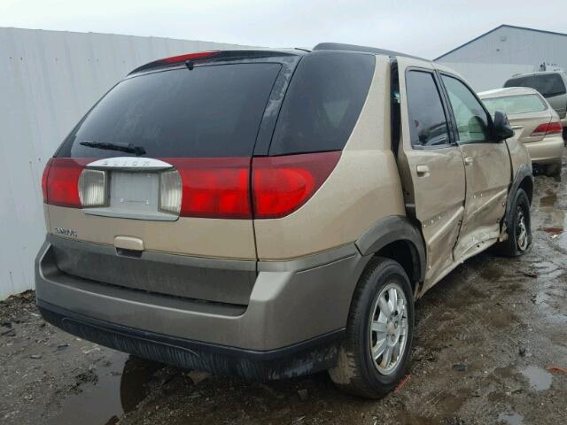 3G5DA03E84S516246 - 2004 BUICK RENDEZVOUS GOLD photo 4