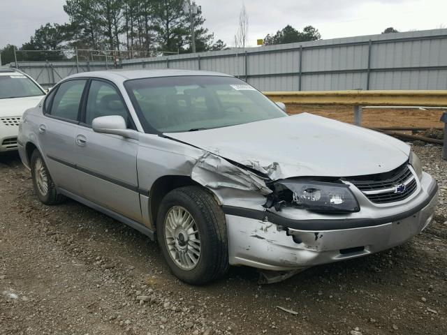 2G1WF52E129349846 - 2002 CHEVROLET IMPALA SILVER photo 1