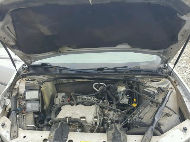 2G1WF52E129349846 - 2002 CHEVROLET IMPALA SILVER photo 7