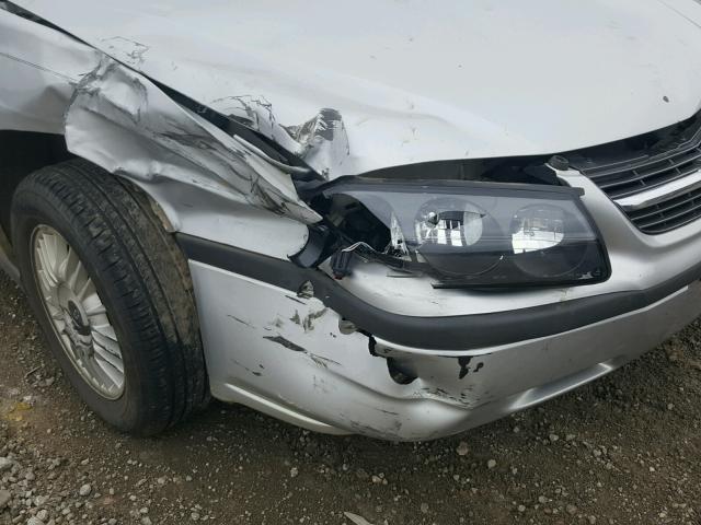 2G1WF52E129349846 - 2002 CHEVROLET IMPALA SILVER photo 9