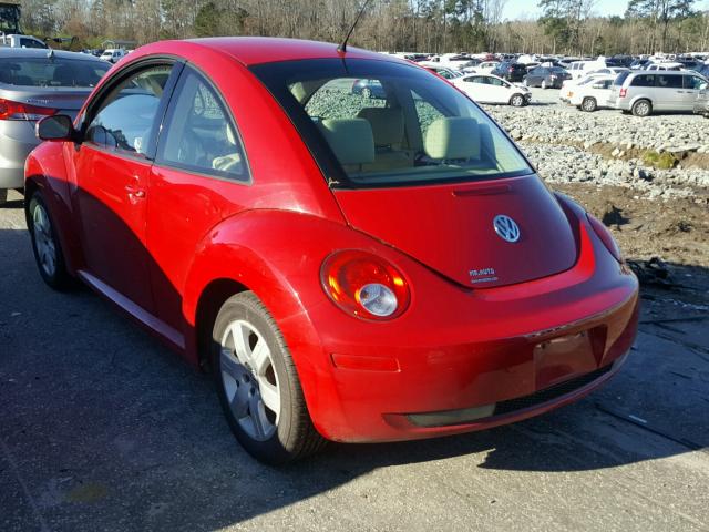 3VWPW31C17M504519 - 2007 VOLKSWAGEN NEW BEETLE 红色 照片 3