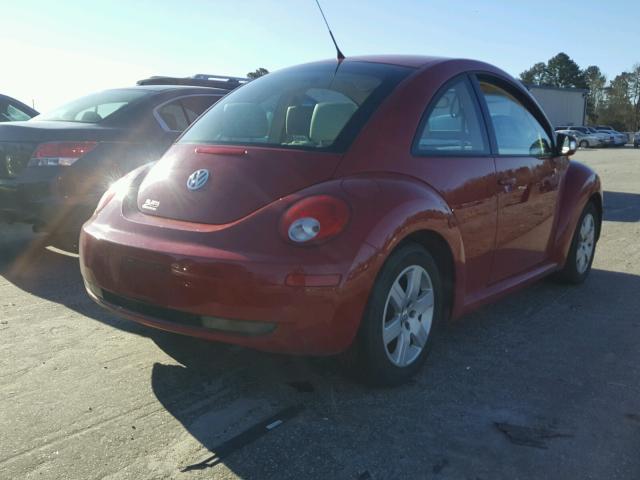 3VWPW31C17M504519 - 2007 VOLKSWAGEN NEW BEETLE 红色 照片 4
