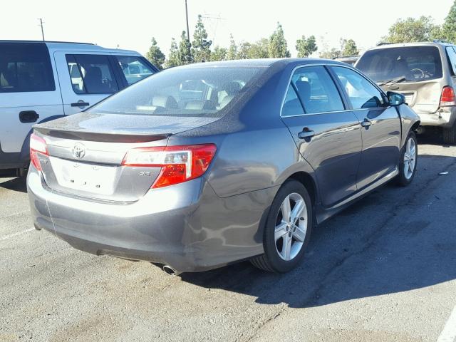 4T1BF1FK9DU221600 - 2013 TOYOTA CAMRY L GRAY photo 4