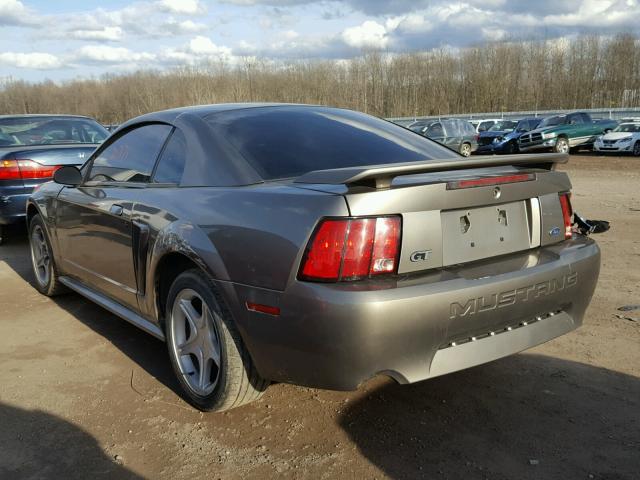 1FAFP42X22F234072 - 2002 FORD MUSTANG GT CHARCOAL photo 3