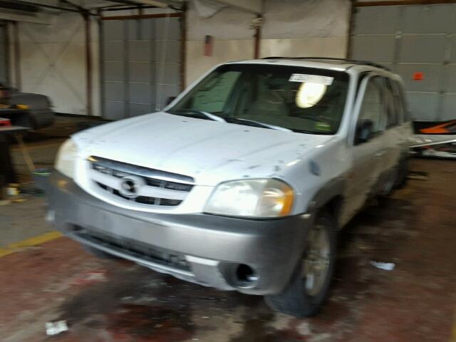 4F2CU08111KM69988 - 2001 MAZDA TRIBUTE LX WHITE photo 2