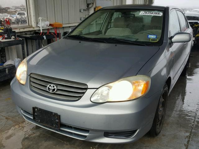 1NXBR32E43Z189396 - 2003 TOYOTA COROLLA CE GRAY photo 2