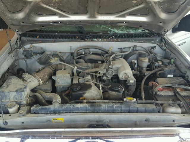 5TEGM92N41Z747831 - 2001 TOYOTA TACOMA DOU SILVER photo 7