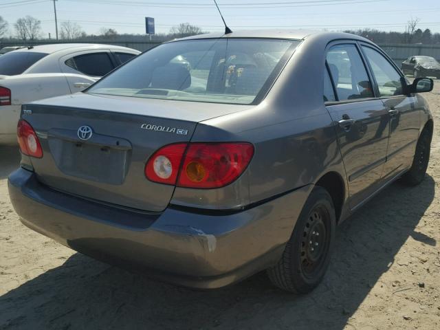 1NXBR32E73Z050167 - 2003 TOYOTA COROLLA GRAY photo 4