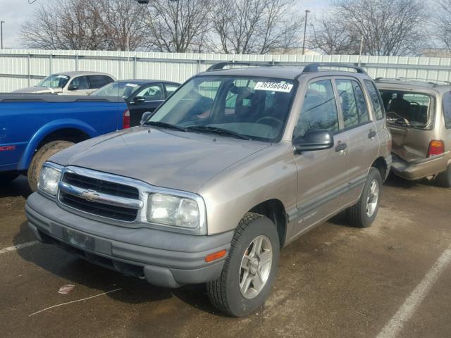 2CNBJ13C036920512 - 2003 CHEVROLET TRACKER GOLD photo 2