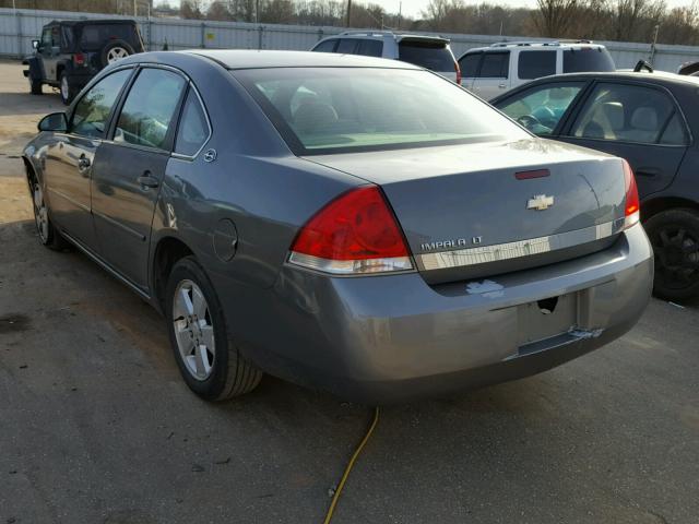 2G1WT58NX79259800 - 2007 CHEVROLET IMPALA LT GRAY photo 3