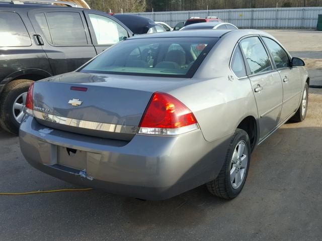 2G1WT58NX79259800 - 2007 CHEVROLET IMPALA LT GRAY photo 4