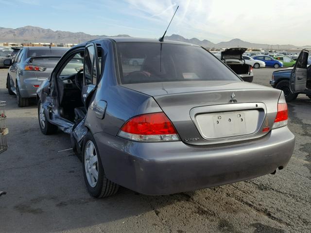 JA3AJ26E66U061997 - 2006 MITSUBISHI LANCER ES GRAY photo 3