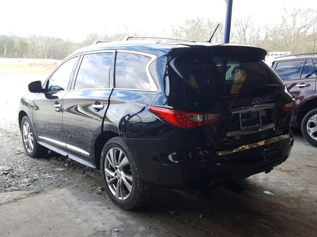 5N1AL0MN8DC334021 - 2013 INFINITI JX35 BASE BLACK photo 3