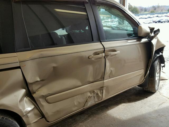 KNDMB233576121319 - 2007 KIA SEDONA EX GOLD photo 9