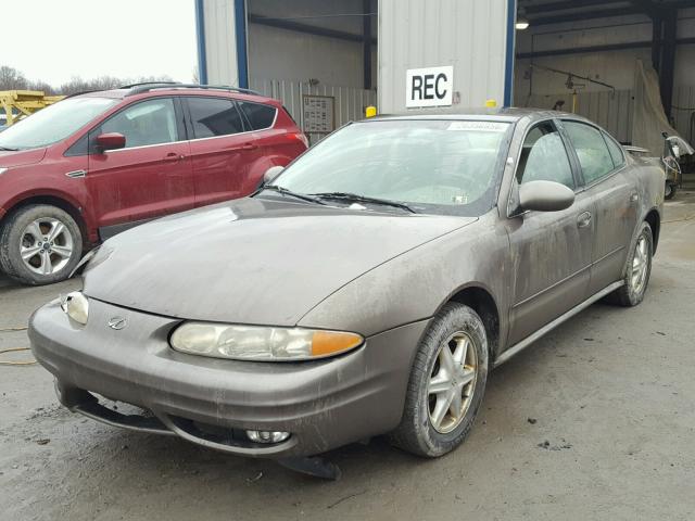 1G3NL52E02C175014 - 2002 OLDSMOBILE ALERO GL GRAY photo 2