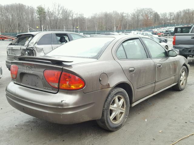 1G3NL52E02C175014 - 2002 OLDSMOBILE ALERO GL GRAY photo 4