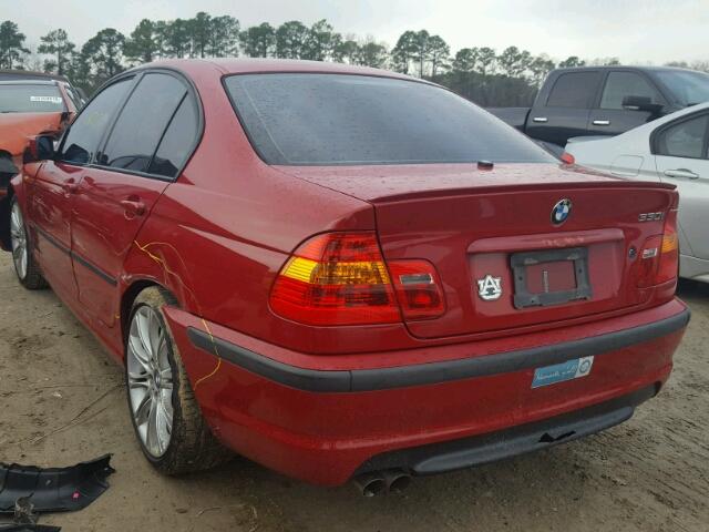 WBAEV53474KM07257 - 2004 BMW 330 I RED photo 3