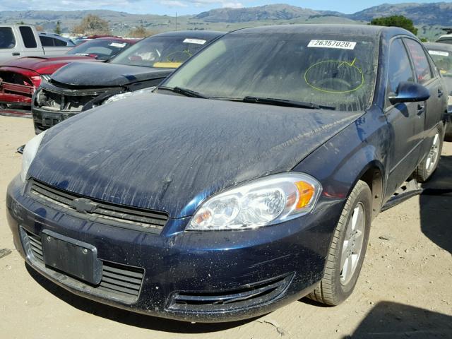 2G1WB58K779224804 - 2007 CHEVROLET IMPALA LS BLUE photo 2