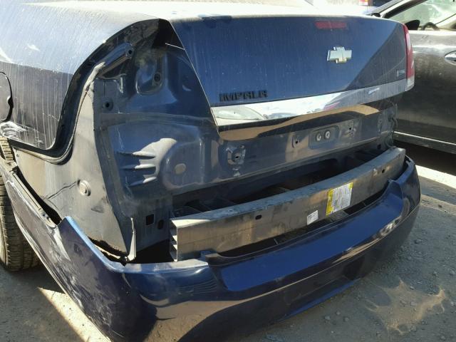 2G1WB58K779224804 - 2007 CHEVROLET IMPALA LS BLUE photo 9