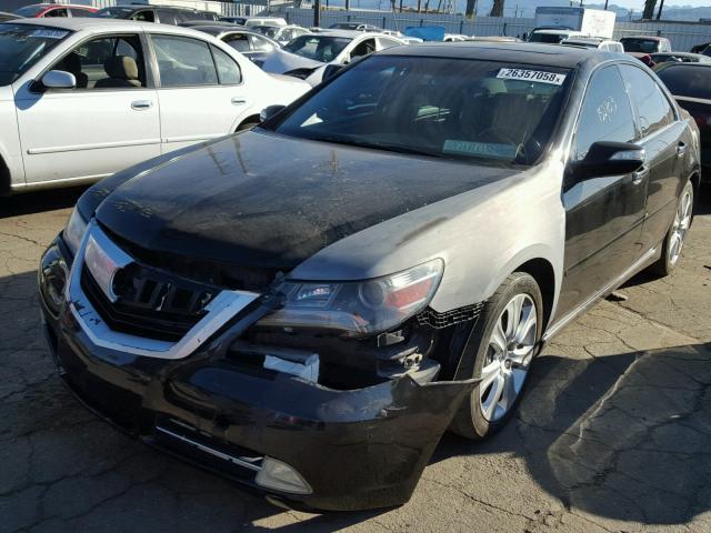 JH4KB26639C000935 - 2009 ACURA RL შავი ფოტო 2