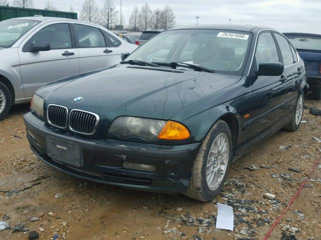 WBAAM533XYJR56276 - 2000 BMW 328 I GREEN photo 2