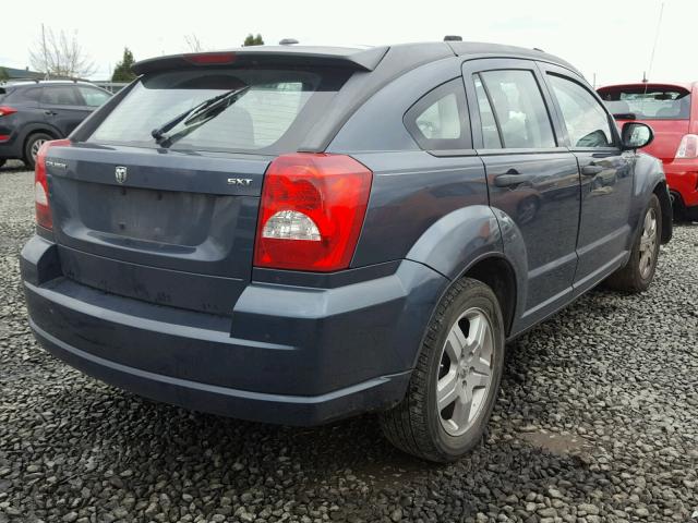 1B3HB48B18D502323 - 2008 DODGE CALIBER SX BLUE photo 4