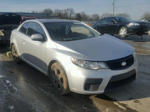 KNAFU6A21A5185856 - 2010 KIA FORTE EX SILVER photo 1