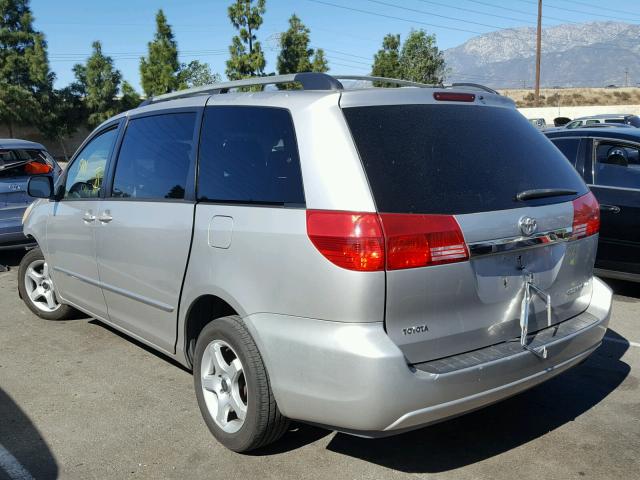 5TDZA23C64S017605 - 2004 TOYOTA SIENNA CE SILVER photo 3