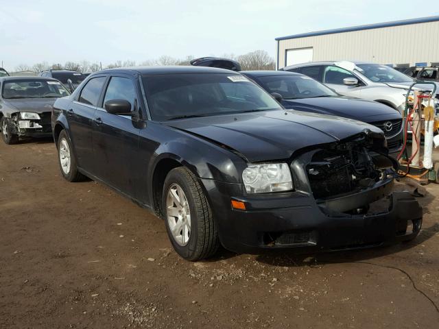 2C3KA43R47H885644 - 2007 CHRYSLER 300 BLACK photo 1