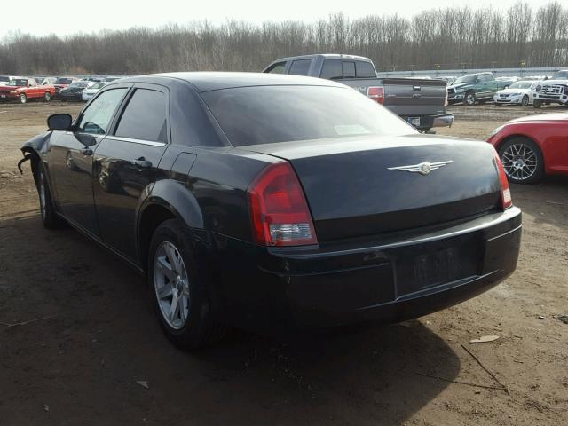 2C3KA43R47H885644 - 2007 CHRYSLER 300 BLACK photo 3